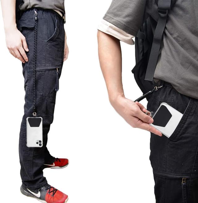 Thumbnail 6 de Doormoon Phone Lanyard Tether with Patch & Stretchy Straps for Anti-Drop (Universal)