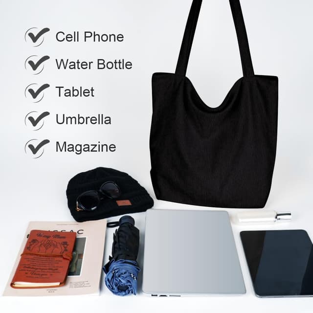 Thumbnail 5 de flintronic Tote Bag borsa in velluto 45x42x12 cm