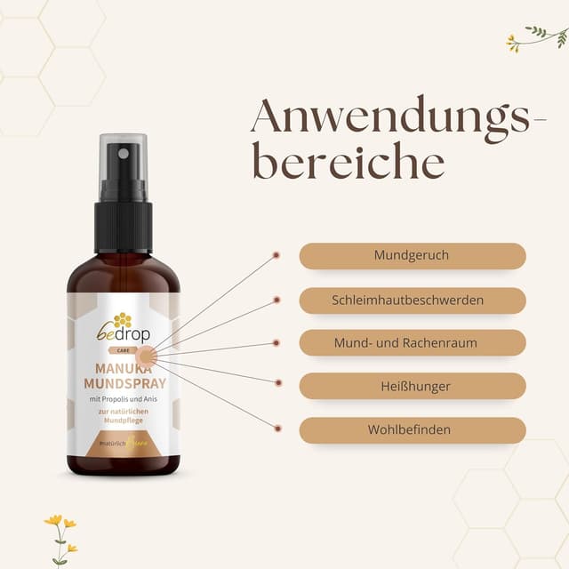 Detalle 2 de bedrop Manuka Propolis Halsspray 30ml