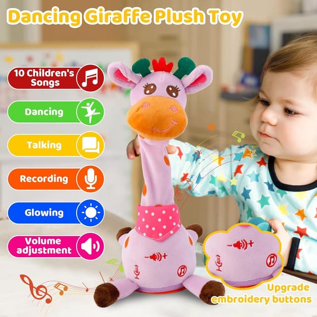 Detalle de Dancing Giraffe Volume Control Toy