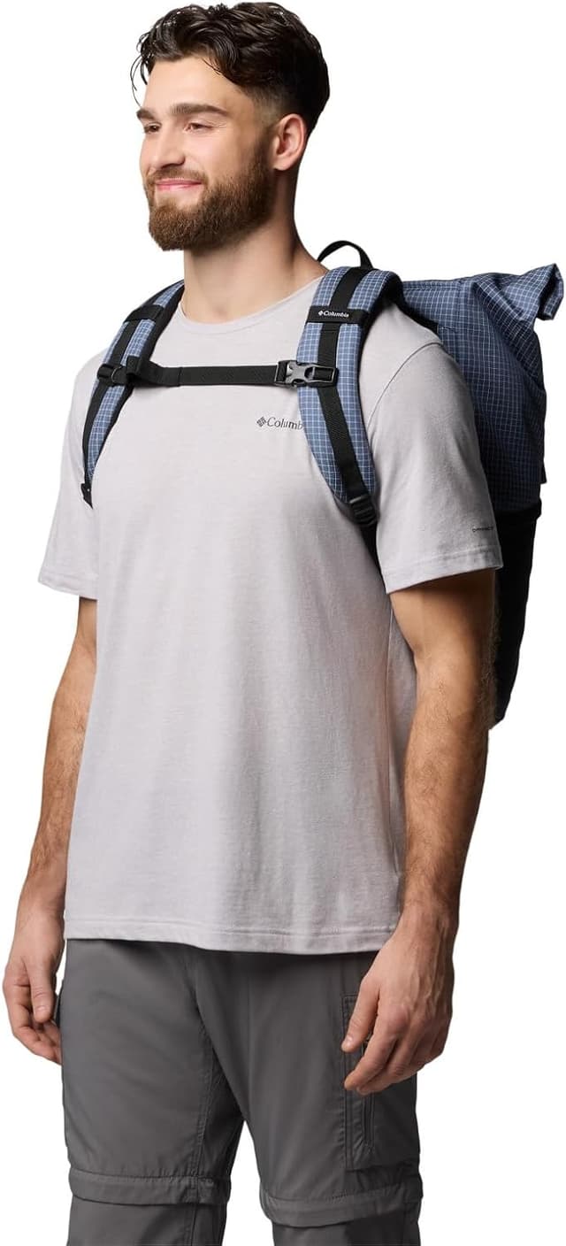 Detalle de Columbia Unisex Convey III 27L Rolltop Backpack (Dark Mountain Blue)