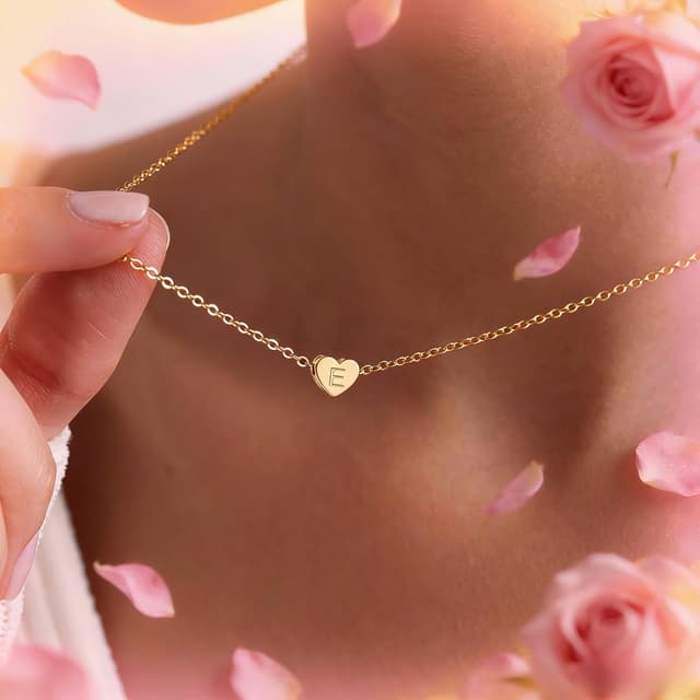 Detalle de Turandoss Kette Buchstaben Halskette 40 cm