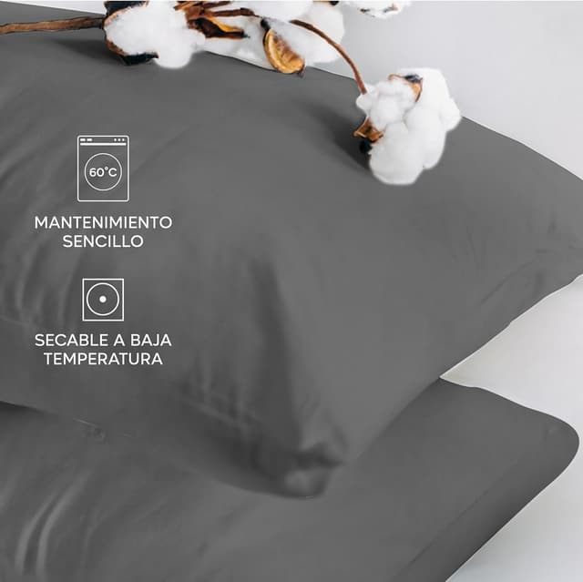 Thumbnail 5 de Twinzen® Funda de Almohada 40x80 ✨ Juego de 2, Algodón Jersey
