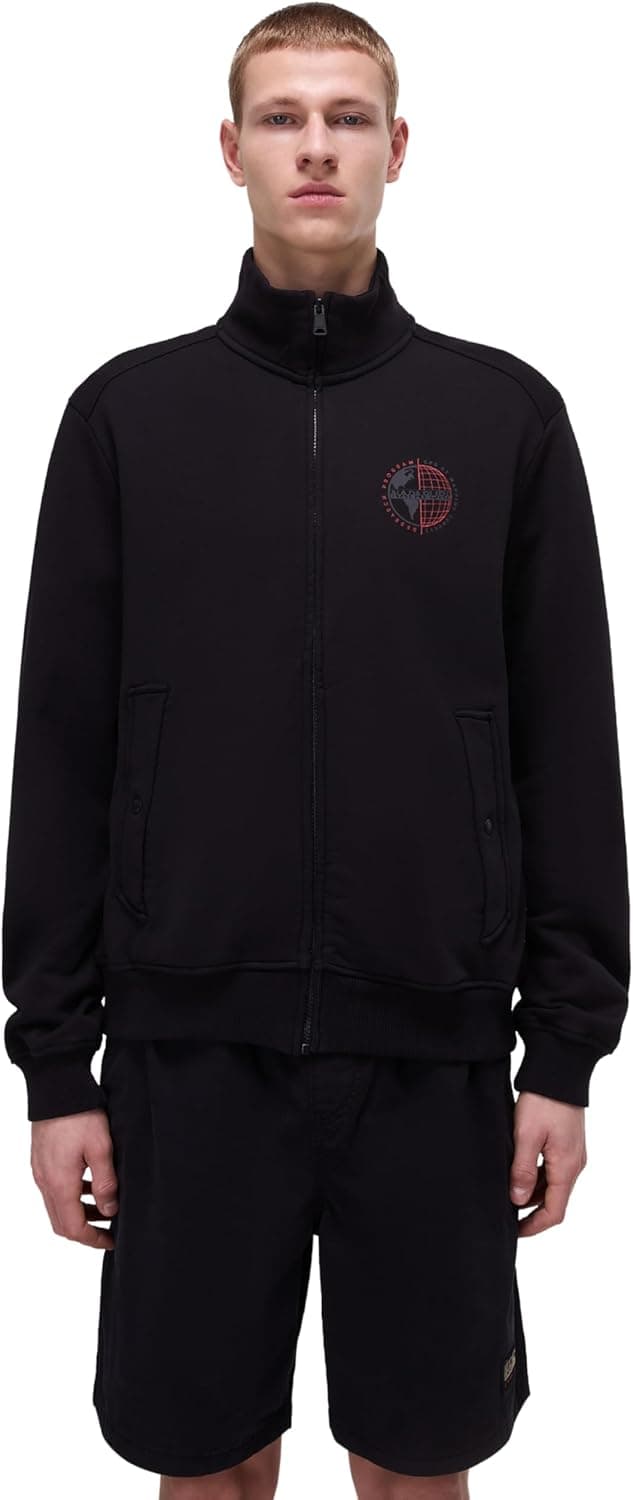 Thumbnail 5 de Napapijri Felpa con zip Beril in cotone