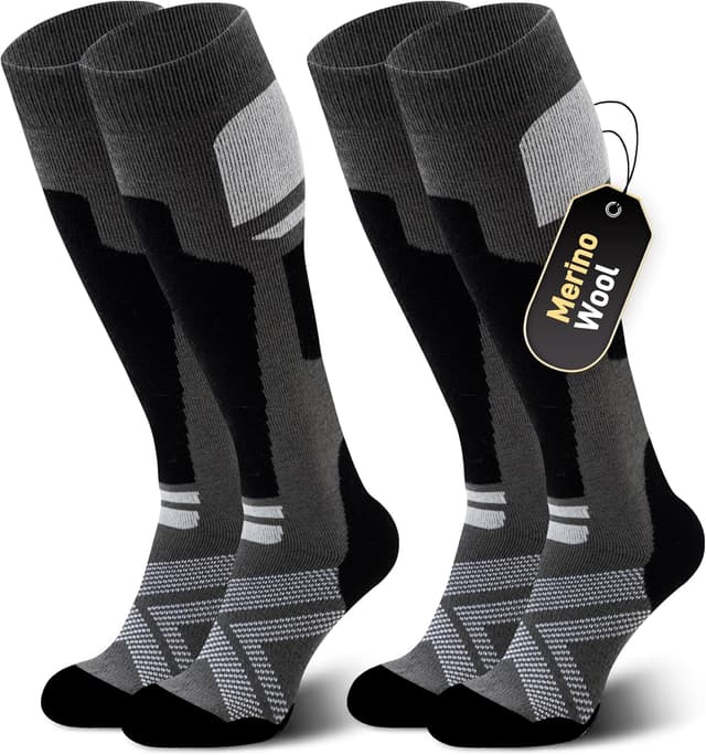 Detalle de Niorasen Merino Wool Ski Socks 2 Pairs