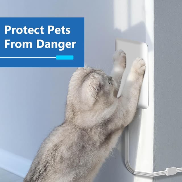 Thumbnail 6 de LIDER Outlet Extender with 3 Receptacles and USB (Type-A + Type-C) – Ultra-Thin Wall Plate Plug with 3ft Cord, 12W, White