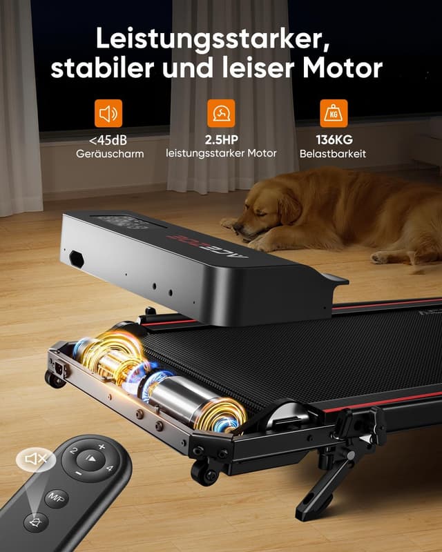 Thumbnail 5 de 6‑in‑1 Laufband klappbar 10% Steigung