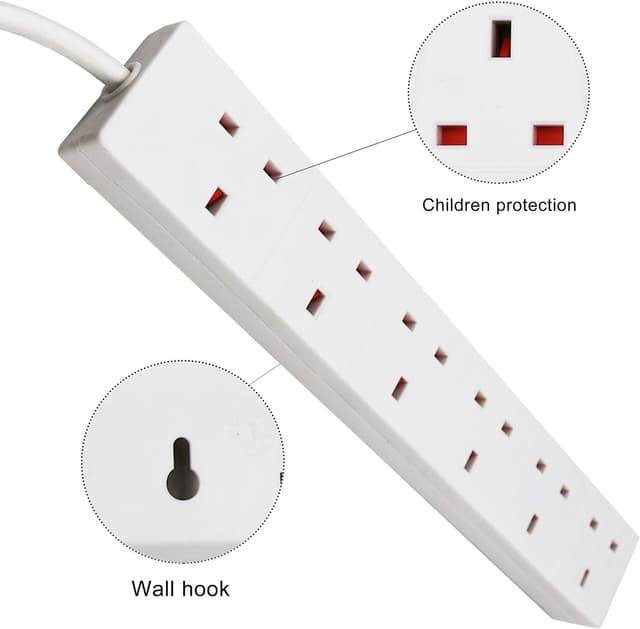 Detalle 2 de ExtraStar 6-way extension lead 3 m cable