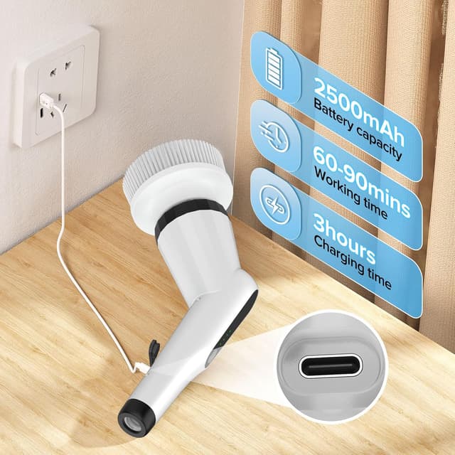 Thumbnail 6 de Dreazu Electric Spin Scrubber 2500mAh 🧽