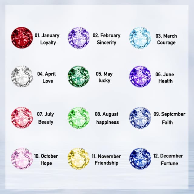 Detalle 1 de Mieoyue S925 Silver Tennis Bracelet with Slider Closure & Crystal Birthstone Design