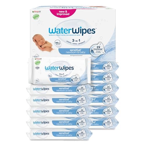 Detalle de WaterWipes Sensitive+ Toallitas Recién Nacidos
