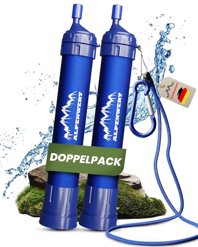 Detalle de ALPENWERT Wasserfilter Outdoor Doppelpack