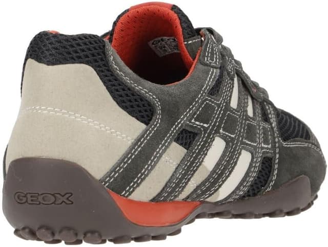 Detalle de Geox UOMO SNAKE K Herren-Sneakers – atmungsaktiver Komfort mit herausnehmbarer Innensohle