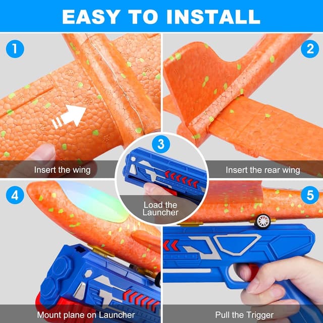 Thumbnail 4 de Fuwidvia 3-Pack 13.2" Foam LED Gliders