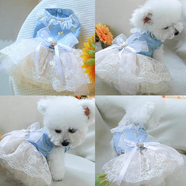 Thumbnail 4 de BT Bear Small Dog Dress XS tutu skirt for wedding
