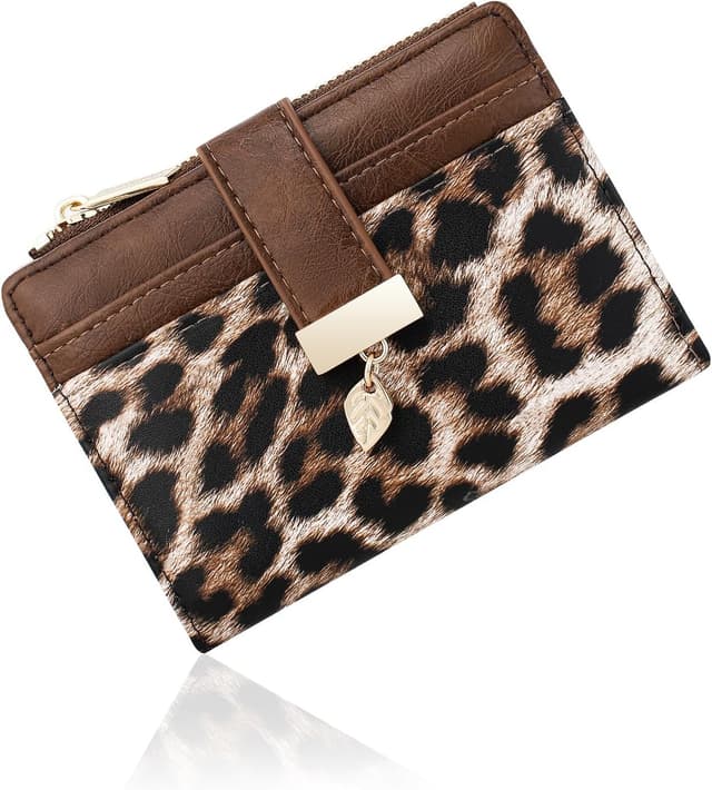 Thumbnail 6 de Pomelo Best women’s RFID wallet (beige) – vegan leather bi-fold with zip coin pocket & ID window