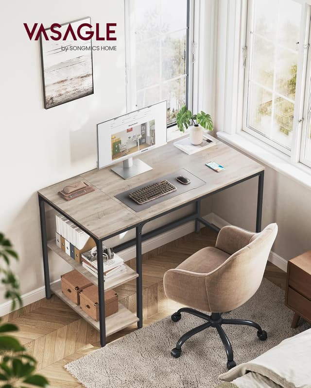 Thumbnail 1 de VASAGLE Scrivania LWD47MB 120x60x76 cm