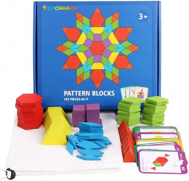 Thumbnail 3 de EACHHAHA Tangram Montessori in legno 155 pezzi per bambini 🧩