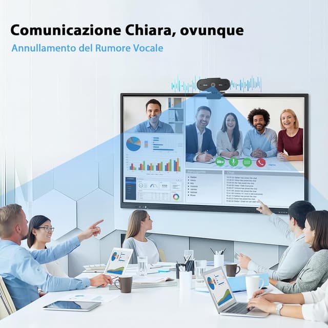 Thumbnail 2 de Veorkide Webcam PC Full HD 1080P