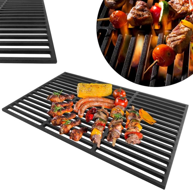 Detalle de Griglia barbecue in ghisa smaltata 60 x 40