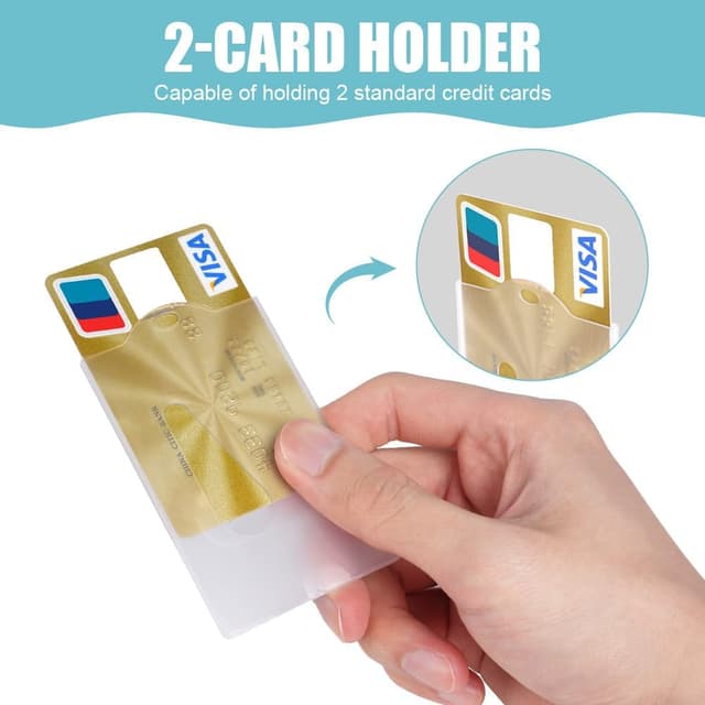 Thumbnail 2 de Vicloon ID Badge Holder 5Pcs Blanco