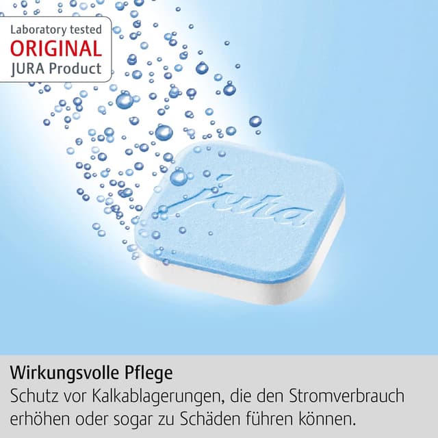 Detalle de Jura Original Entkalkungstabletten 61848 – für 3 Entkalkungsvorgänge (3er-Pack)
