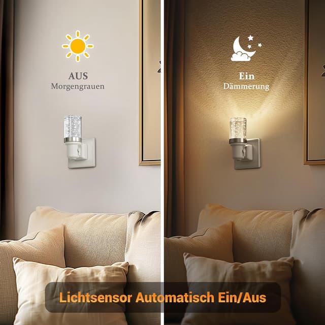 Detalle 2 de JandCase Nachtlicht Steckdose 3000K 0-100 LM
