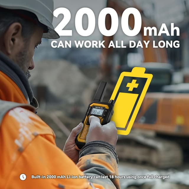 Thumbnail 4 de Retevis RB48 Heavy Duty 6-Pack Walkie Talkies 📡