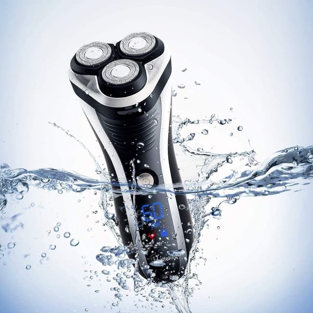 Thumbnail 6 de Hatteker Electric Shaver Rotary Razor Waterproof Cordless