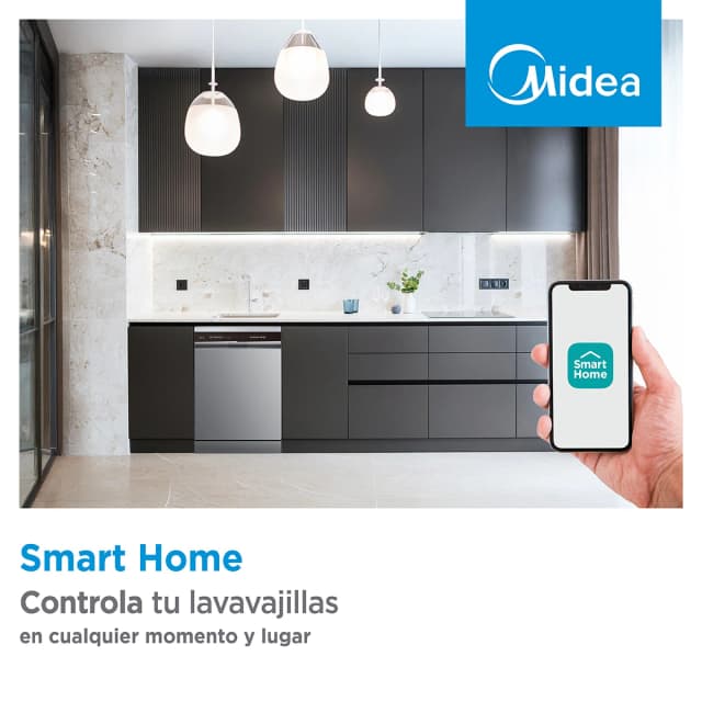 Thumbnail 3 de Midea MDWPF1433CSS-W-EU lavavajillas 14 servicios