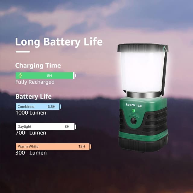 Thumbnail 5 de Lepro Lanterne Camping LED 1000 lm