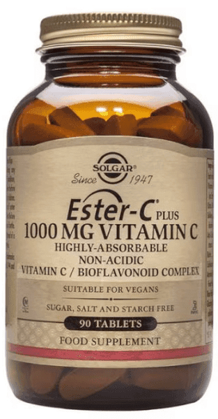 Imagen de Solgar Ester-C Plus 1000mg 🌟 90 Comprimidos Nutritivos en OfertitasTOP