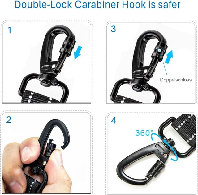 Detalle de EASERIA Hunde Sicherheitsgurt 53-72-91 cm