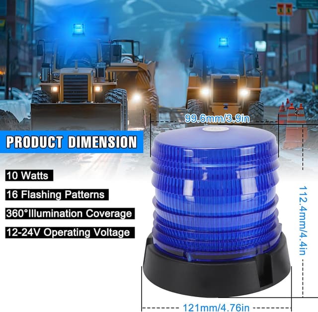 Thumbnail 6 de I LITTON Blue Strobe Light for Vehicles