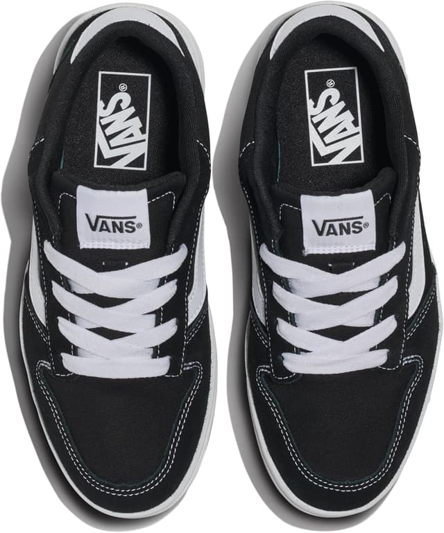 Detalle de Vans Ryland Ls BasketFemme : baskets basses femme en blanc et noir
