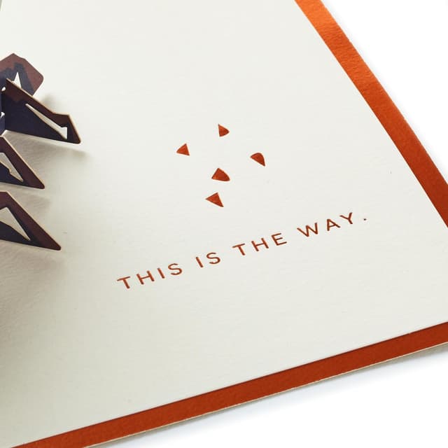 Thumbnail 3 de Hallmark Star Wars The Mandalorian Carte 3D pop-up