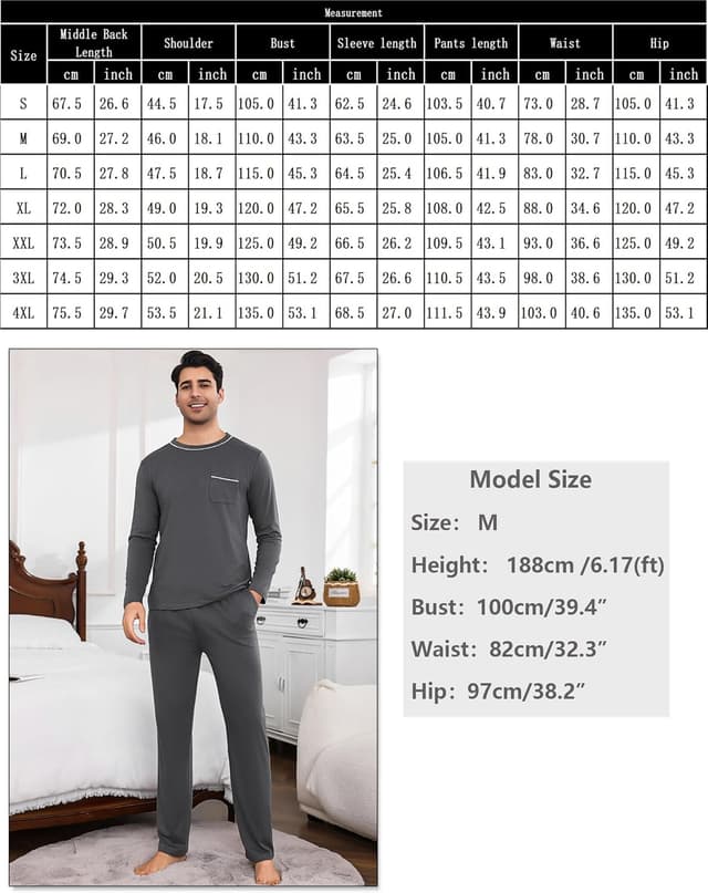 Thumbnail 6 de Litherday Pijama Hombre Algodón 95%