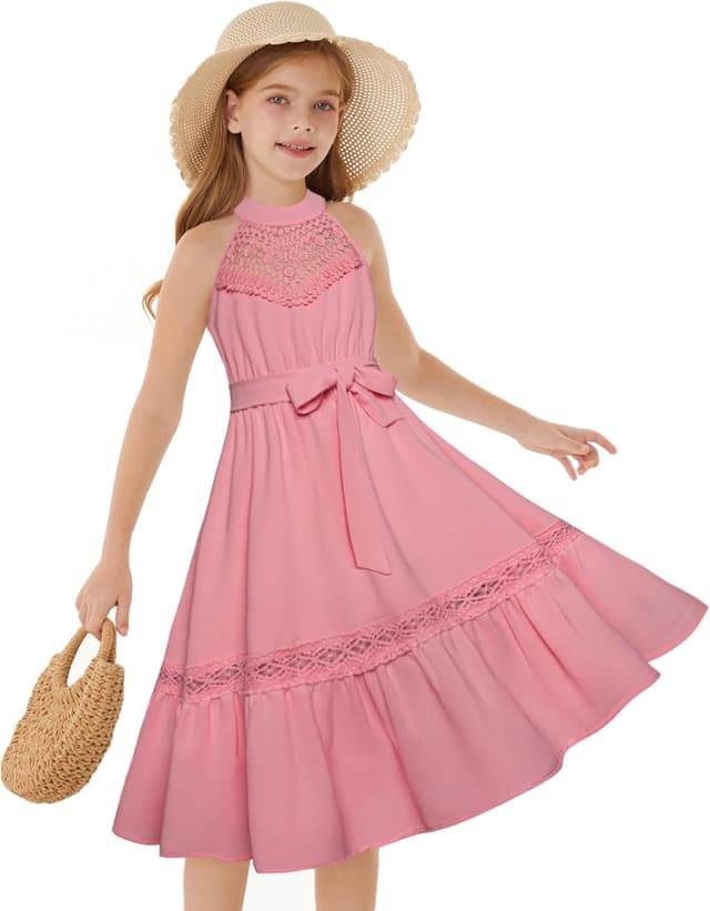 Imagen de Robe d'été en dentelle pour fille 6Y 👗 en OfertitasTOP