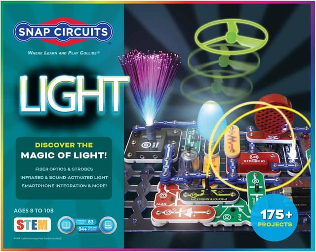 Imagen de Snap Circuits Light STEM Kit 175 Projects 🧪 en OfertitasTOP
