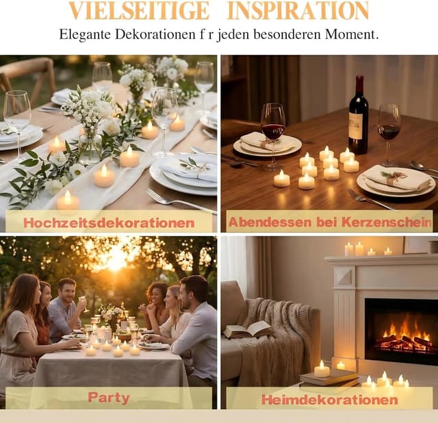 Detalle de Candele LED CANDLELAS 24 senza fiamma