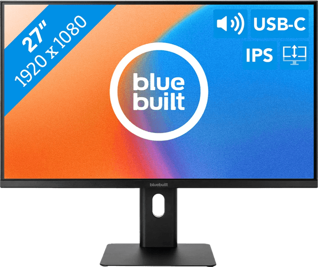 Imagen de BlueBuilt 27 Zoll Full‑HD‑Monitor mit USB‑C en OfertitasTOP