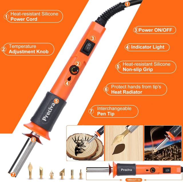 Thumbnail 1 de Preciva Pirografo 25W per legno