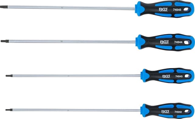 Detalle 2 de BGS 74541 Juego destornilladores T15–T30 extra largos 4 piezas