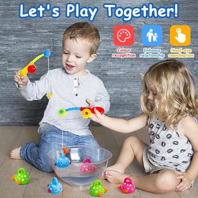 Thumbnail 4 de Baby Bath Toys Fishing Game 6-piece set