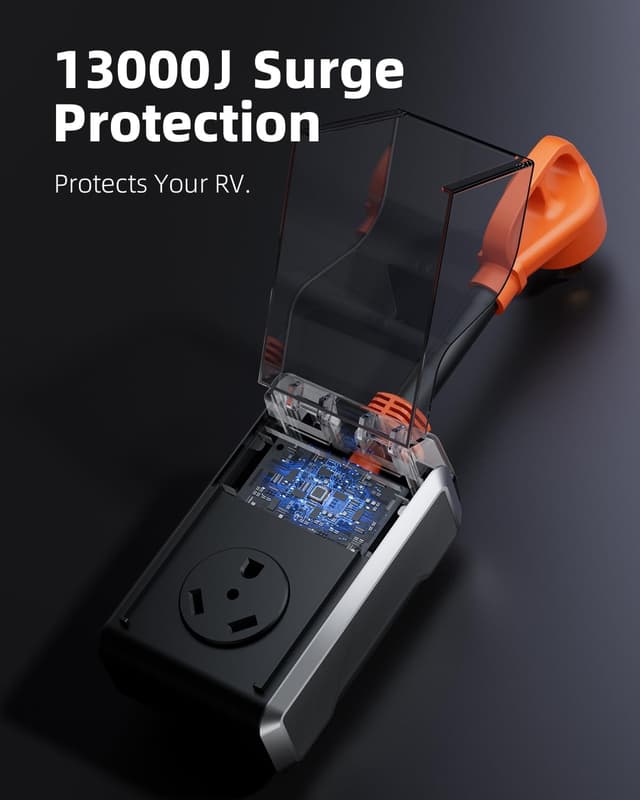 Detalle de CRTBETLIF RV Surge Protector 13000J 30A