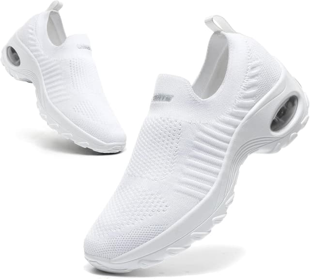 Detalle 2 de Hanani Slip-On Orthopedic Walking Trainers for Women with Breathable Mesh