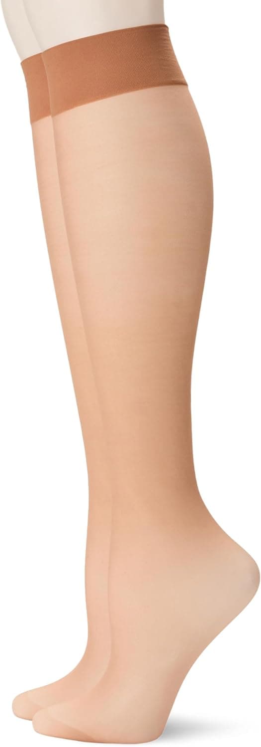 Detalle 1 de Amazon Essentials Damen durchsichtige, kniehohe Strümpfe