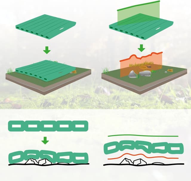 Thumbnail 3 de com-four cuscino per ginocchio 35x30x2,5 cm