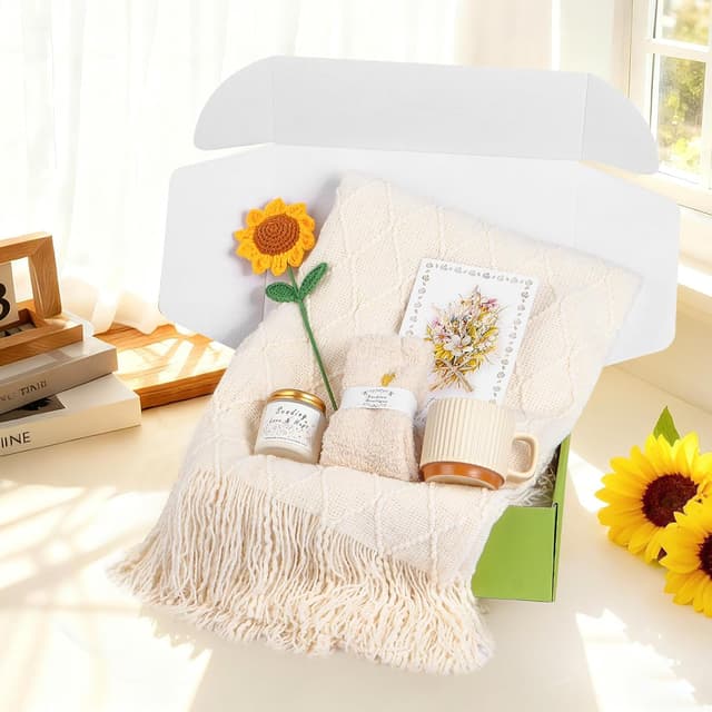 Thumbnail 6 de Geschenkkorb für Frauen mit Decke 7-teilig