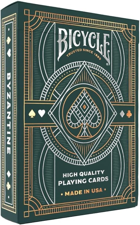 Detalle de Bicycle Byzantine Designer-Spielkarten (Poker, Skat) – White